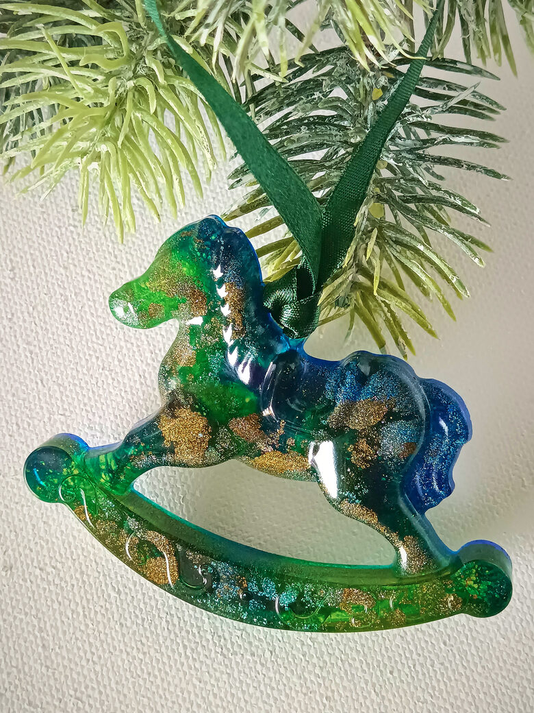 Kalėdinis eglutės žaisliukas „Arkliukas“